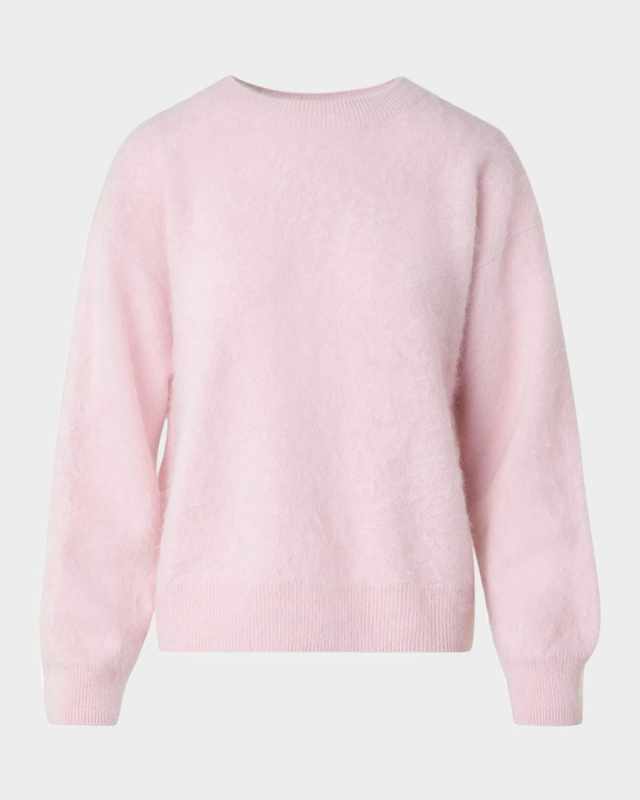 Brushed Cashmere Crewneck Sweater